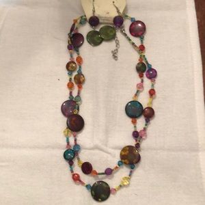 Necklace and earring set